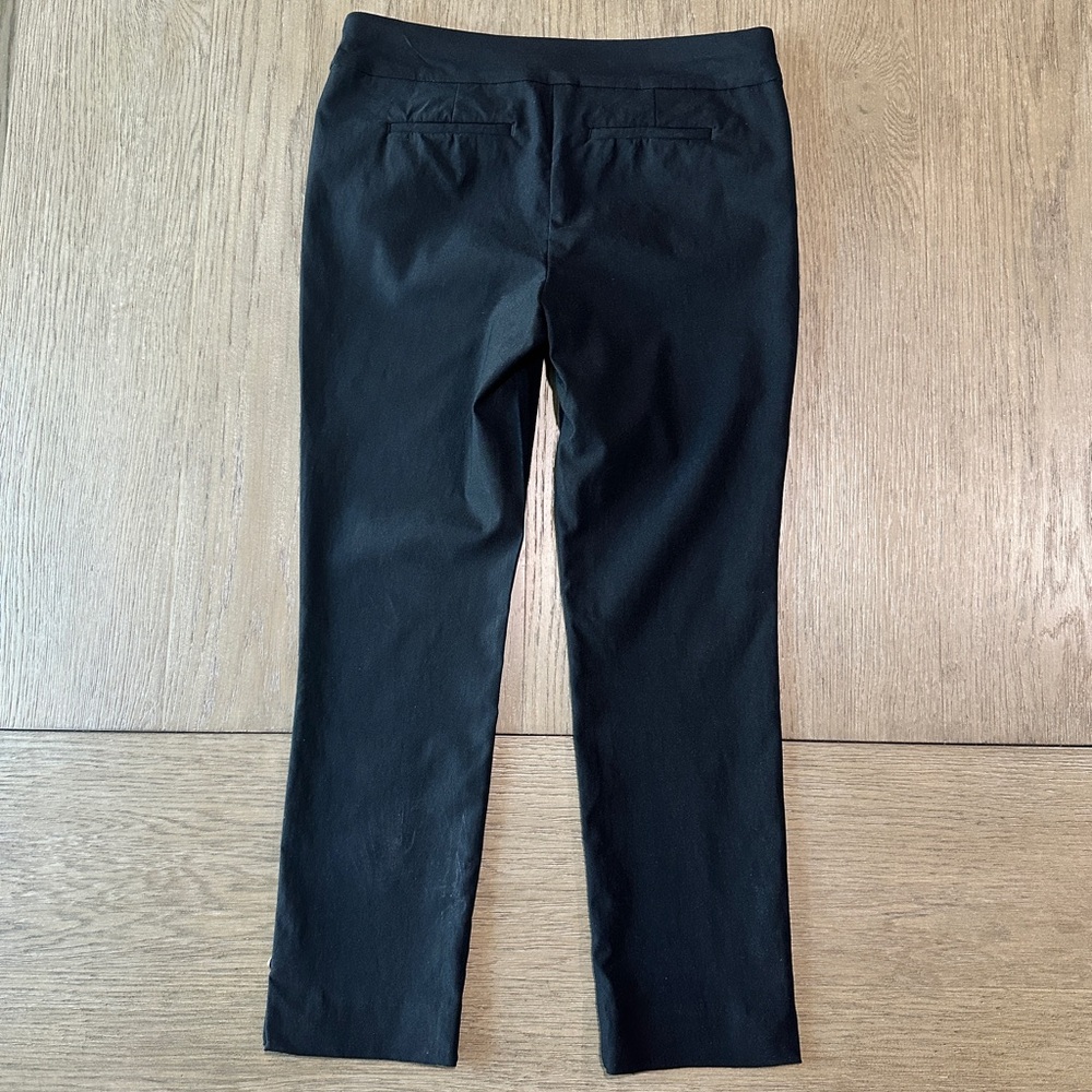 Chico’s Basic Slit Ankle Pants Size 2P Black - Picture 7 of 11